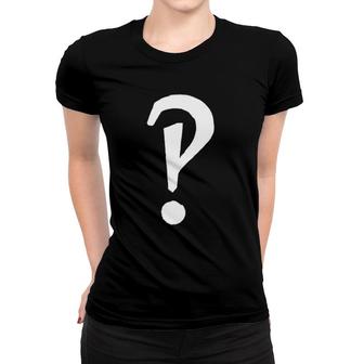 Interrobang Punctuation Question Mark Gift Women T-shirt | Mazezy