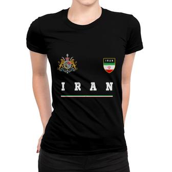 Iran Sportsoccer Jersey Iranian Flag Football Women T-shirt | Mazezy