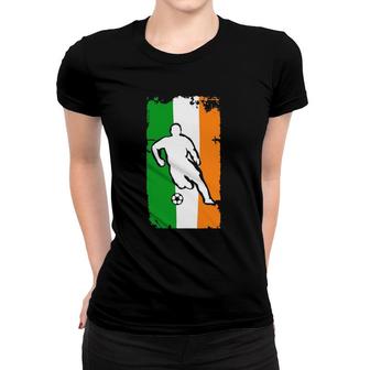 Ireland Soccer Jersey - Irish Flag Football Team Women T-shirt | Mazezy