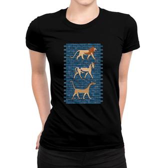 Ishtar Gate Animals Babylon Women T-shirt | Mazezy