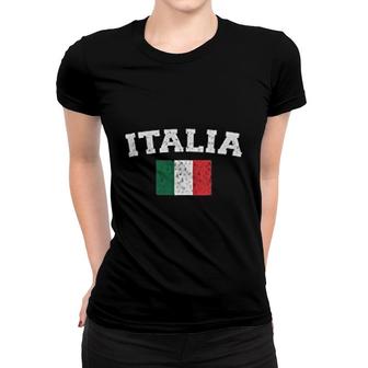 Italian Flag Flag Of Italy Love Italia Women T-shirt | Mazezy