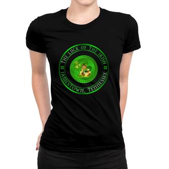 Jamestown Tennessee Luck Of The Irish Women T-shirt | Mazezy