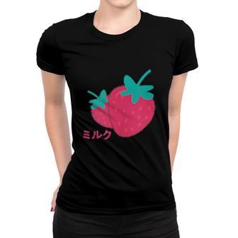 Japanese Kawaii Strawberry Kawaii Strawberry Women T-shirt | Mazezy