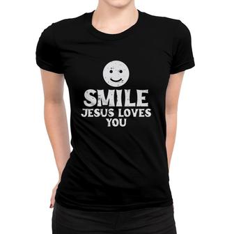 Jesus Loves Christ God Inspirational Christian Men Women Women T-shirt | Mazezy AU