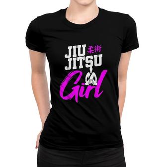 Jiu Jitsu Girl Brazilian Martial Art Women T-shirt | Mazezy