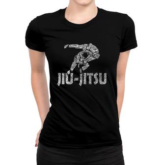Jiu-Jitsu S For Bjj Fans Vintage Distressed Tee Women T-shirt | Mazezy AU