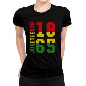 Juneteenth 1865 Vintage Emancipation Melanin Black Pride Women T-shirt | Mazezy UK