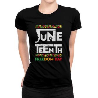 Juneteenth Freedom Day Vintage Colors 1865 Women Men Gifts Women T-shirt | Mazezy