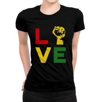 Juneteenth Vintage Love Emancipation Day Melanin Black Pride Women T-shirt | Mazezy