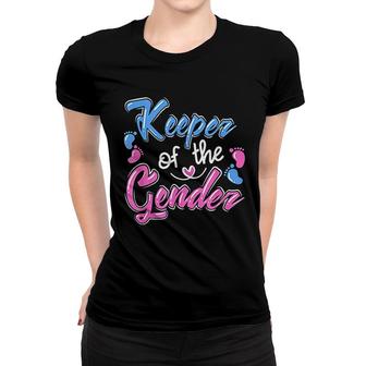 Keeper Of The Gender Reveal Announcement Women T-shirt | Mazezy
