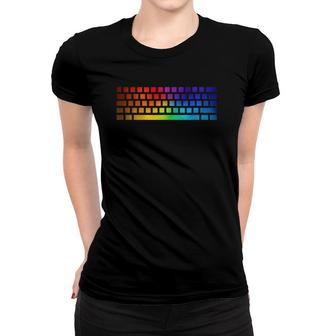 Keyboard Rgb Gaming Gamer Gift Women T-shirt | Mazezy