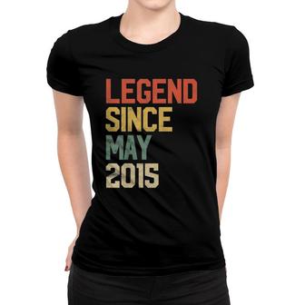 Kids Legend Since May 2015 6Th Birthday 6 Years Old Women T-shirt | Mazezy