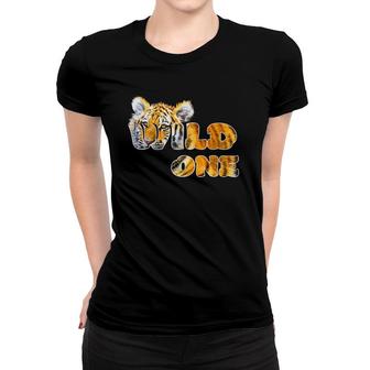Kids Tiger Wild One Tee Wildlife Animal For Kids Women T-shirt | Mazezy