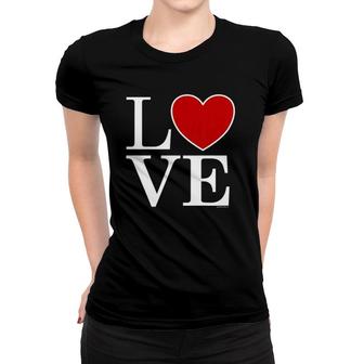 Kids Valentine's Day Gift For Kids Boys Girls Love Heart Decor Women T-shirt | Mazezy