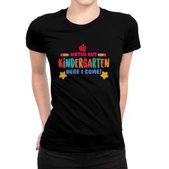 Kids Watch Out Kindergarten Here I Come Boys Girls Women T-shirt | Mazezy AU