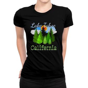 Lake Tahoe California Forest Women T-shirt | Mazezy