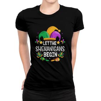 Let The Shenanigans Begin Mardi Gras S, Kids Men Women Women T-shirt | Mazezy