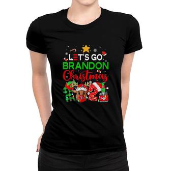 Let’S Go Brandon Christmas Biden 2021 Women T-shirt | Mazezy