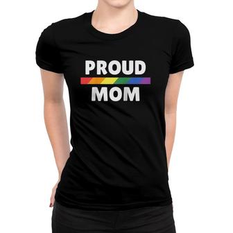 Lgbt Ally Proud Mom Raglan Baseball Tee Women T-shirt | Mazezy