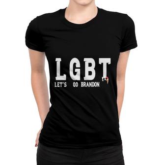 Lgbt Lets Go Brandon Women T-shirt | Mazezy