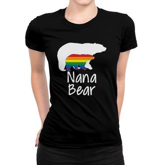 Lgbt Nana Bear Mothers Gay Lesbian Pride Rainbow Women T-shirt | Mazezy AU