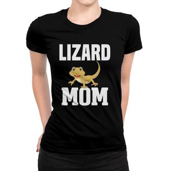 Lizard Mom Funny Lizard Lover Owner Mom Women Mother Gift Women T-shirt | Mazezy