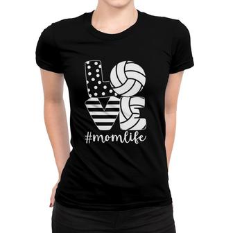 Love Volleyball Mom Life Funny Ball Sport Mother’S Day Women T-shirt | Mazezy
