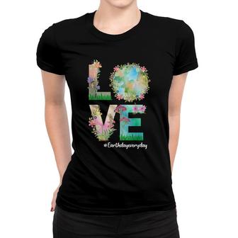 Love World Earth Day 2022 Planet Earth Day Everyday Tie Dye Women T-shirt - Thegiftio UK