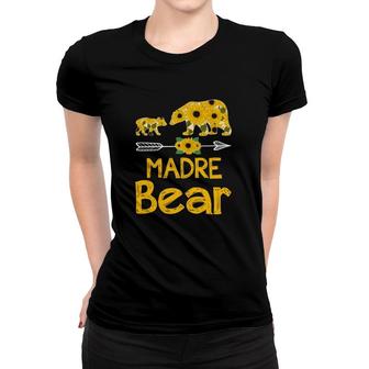 Madre Bear Sunflower Matching Mother In Spanish Portuguese For Mother’S Day Gift Women T-shirt | Mazezy