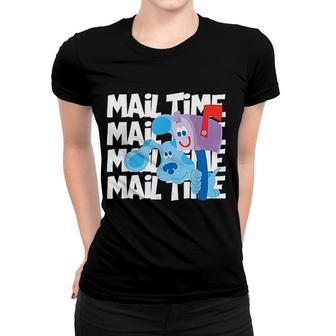 Mail Time With Blues Clues Women T-shirt | Mazezy UK