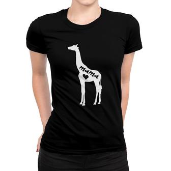 Mama Giraffe Mother's Day Love Gift For Mom Women T-shirt | Mazezy
