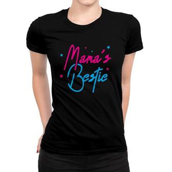 Mama Is My Bestie Mother's Day Wife Mom Daughter Present Women T-shirt | Mazezy