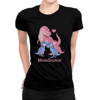 Mamasaurusrex Mother Cute Baby Boy Girl Dinosaurs -Us Women T-shirt | Mazezy