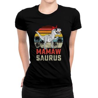 Mamawsaurusrex Dinosaur Mamaw Saurus Family Matching Women T-shirt | Mazezy