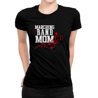 Marching Band Mom Cute Musical Gift For Women Mother Women T-shirt | Mazezy