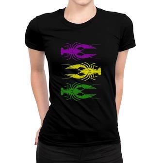 Mardi Gras Crawfish Apparel Crawfish Louisiana Women T-shirt | Mazezy