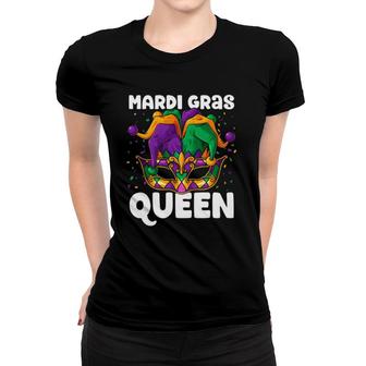 Mardi Gras Queen Carnival Celebrations Party Costume Women T-shirt | Mazezy