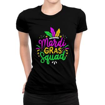 Mardi Gras Squad Party Gift Women T-shirt | Mazezy