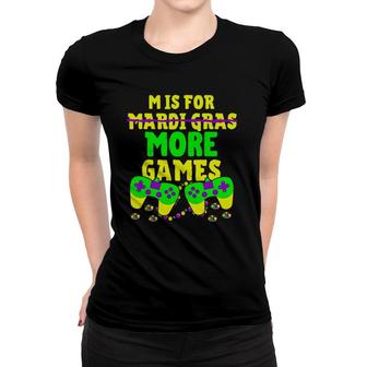 Mardi Gras Video Game Controller Awesome Boys Costume Kids Women T-shirt | Mazezy
