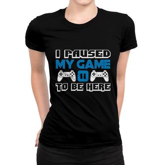 Market Trendz Funny Video Game Gamers Video Game Blue Women T-shirt - Thegiftio UK