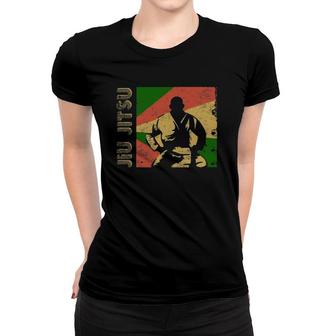 Martial Arts Jiu Jitsu Retro Women T-shirt | Mazezy