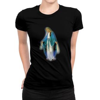 Mary Blessed Mother Catholic Gift Women T-shirt | Mazezy