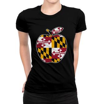Maryland Teachers Support Appreciation Gift Women T-shirt | Mazezy