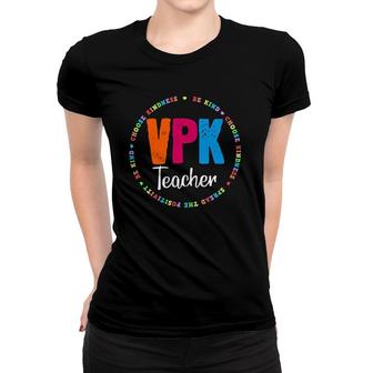 Matching Vpk Crew Teacher Voluntary Prekindergarten Team Women T-shirt | Mazezy