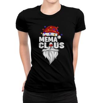 Mema Claus , Family Matching Mema Claus Pajama Women T-shirt | Mazezy