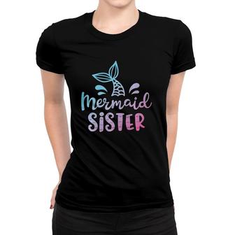 Mermaid Sister Funny Girls Women Family Matching Premium Women T-shirt | Mazezy