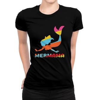 Mermama Mama Mother's Day Mermaid Ocean Fish Deepsea Mermaid Women T-shirt | Mazezy CA