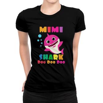 Mimi Shark Funny Mothers Day Gift For Womens Mom Women T-shirt | Mazezy