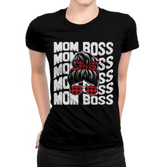 Mom Boss Cheetah Leopard Mom Life Mother S Day Gift Women T-shirt - Thegiftio UK