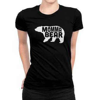 Momma Bear Funny Cutest Protection Design Women T-shirt | Mazezy
